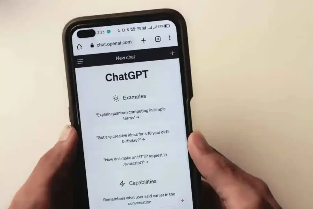 chatgpt mod apk old version interface